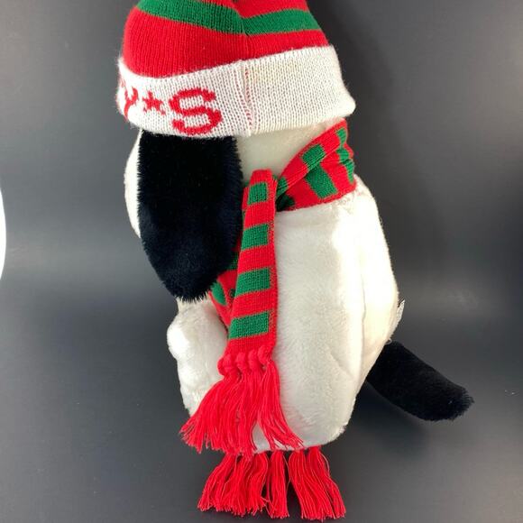 SNOOPY Vintage 1968 Macys Christmas Snoopy Plush - Picture 4 of 11